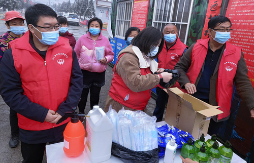 怀仁市教育局志愿者服务队开展疫情防控志愿服务活动